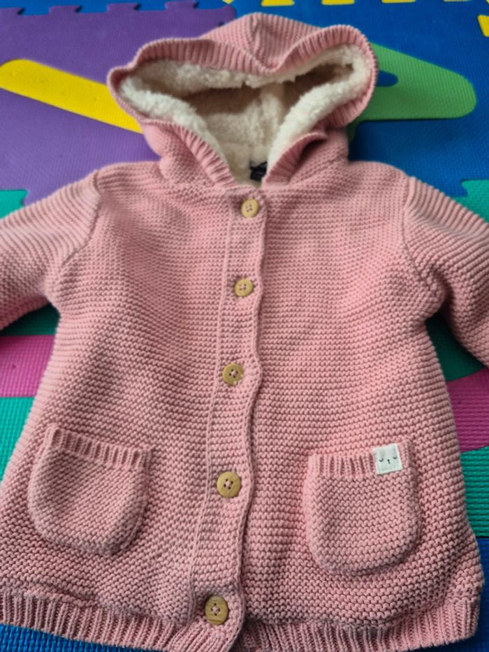 Veste gilet rose Kiabi 24m - photo numéro 2