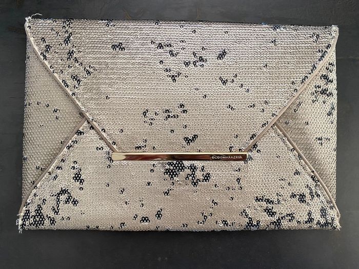 Pochette à sequins dorés Bcbgmaxazria - photo numéro 2