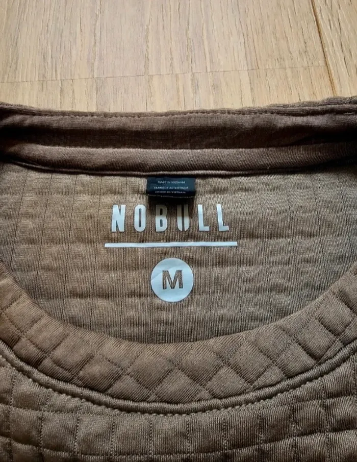 Pull Nobull matelassé kaki taille M femme - photo numéro 4