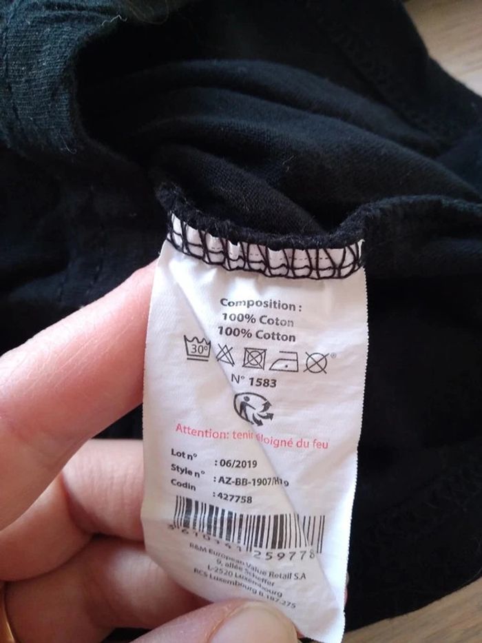 Lot de 3 tee-shirts 9 mois - 74 cm - photo numéro 8