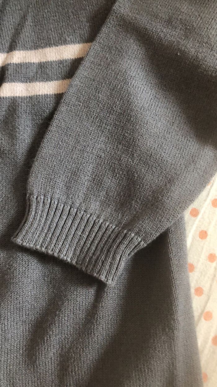 Gilet gris et gris clair - photo numéro 3