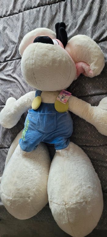 Peluche diddl géante avec étiquette