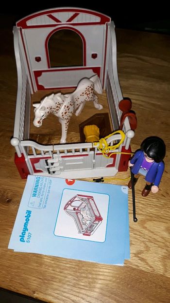 Playmobil cheval et longeuse