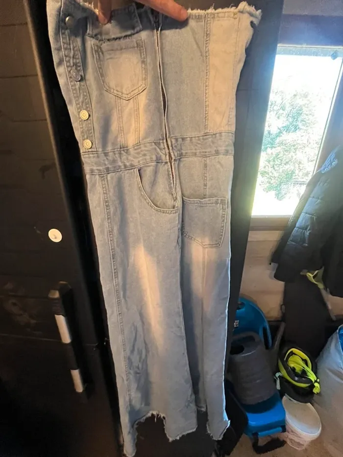 Robe longue en jean taille M/L