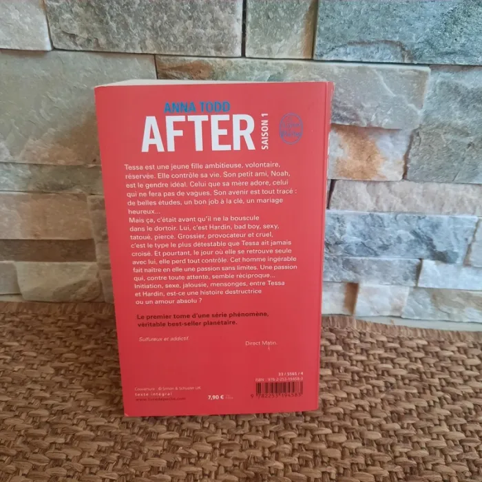 Livre de poche After Avant lui,elle contrôlait sa vie Anna Todd Saison 1 - photo numéro 2