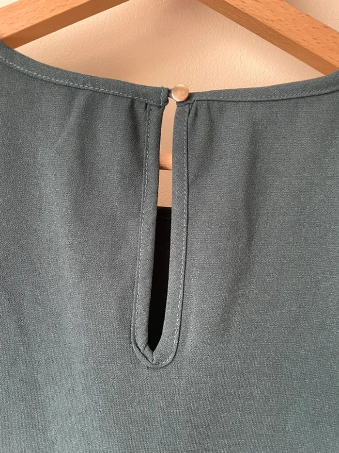 Blouse vert dentelle - photo numéro 7