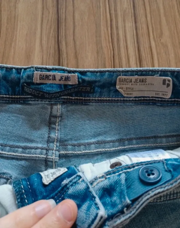 Short bleu gracia 152 très bon état - photo numéro 3