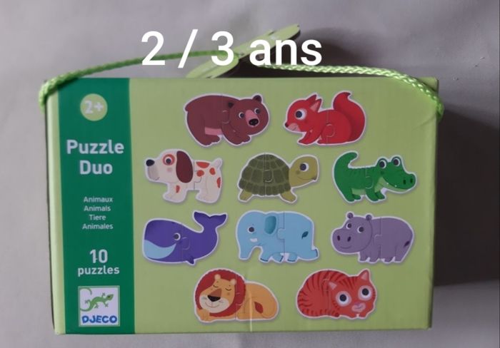 Puzzles duo Animaux - djeco - photo numéro 4