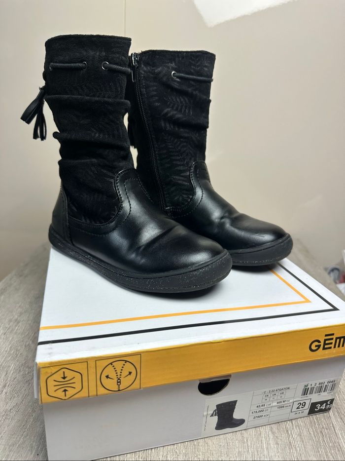 Bottes hiver à semelles pailletée - taille 29 - photo numéro 2