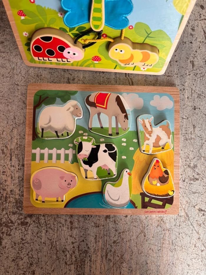 Lot de 2 puzzles bébé - photo numéro 2