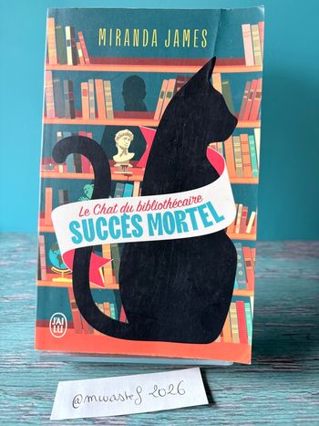 Livre Miranda James le chat du bibliothécaire succès mortel
