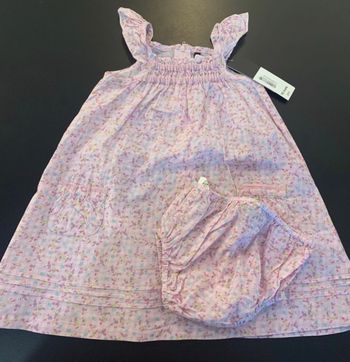 Robe à fleur et culotte assortie
