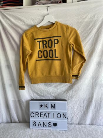 Sweat 8 ans tape à l’œil