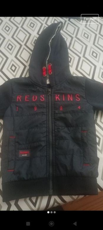 Gilet redskins