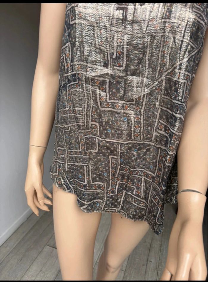 Top Isabel marant For H&M Débardeur métallique Métallisé - photo numéro 4