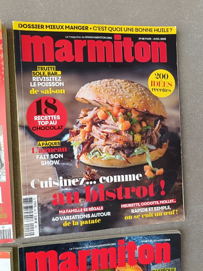 Lot de 6 magazines Marmiton - photo numéro 3