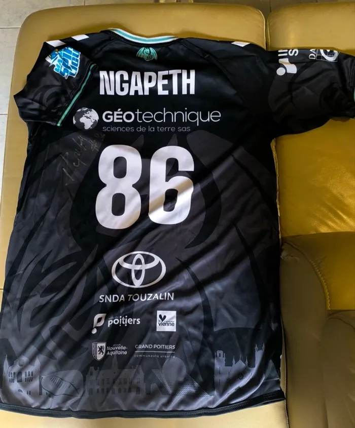 Tee shirt dédicacé Ngapeth neuf L - photo numéro 3
