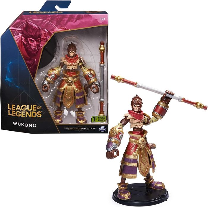 FIGURINE WUKONG   LEAGUE OF LEGEND SPIN MASTER