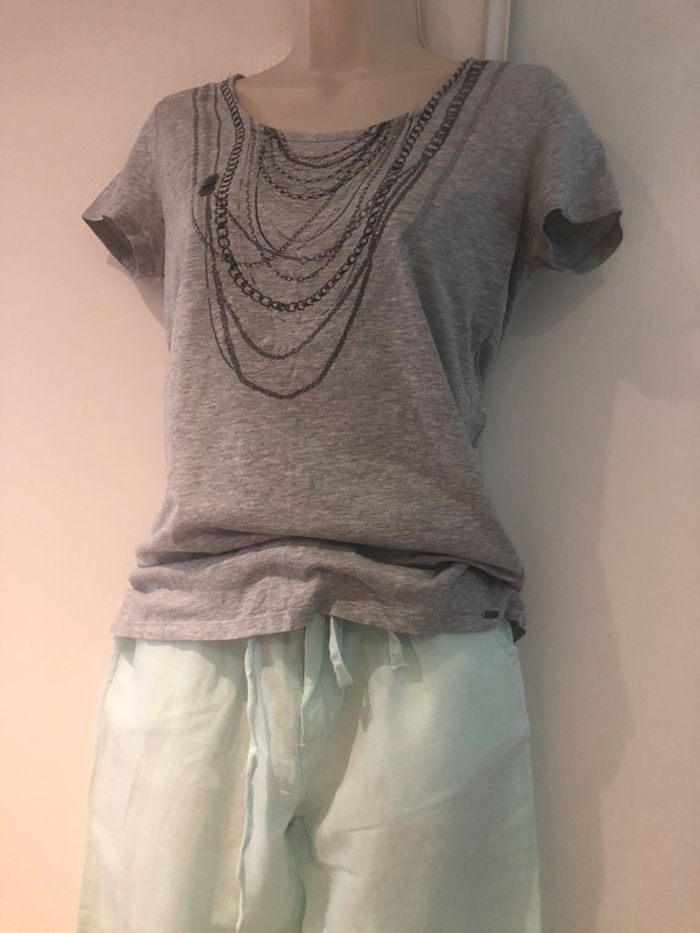 Pantalon d’été en lin et coton tissia taille 38 - photo numéro 12