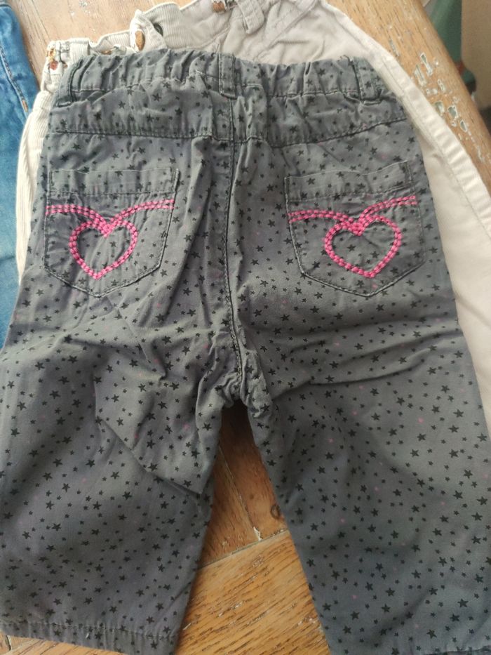 Lot de 6 pantalons 9 mois - photo numéro 3