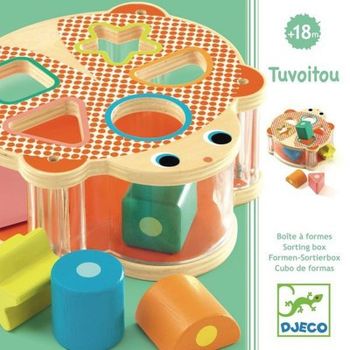 Tuvoitou boîte à forme Djeco jouet en bois