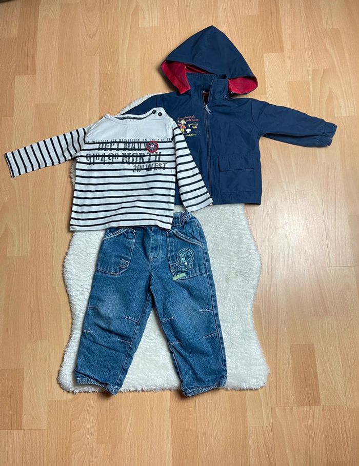 🩸Lot vêtements jeans ,sweat et veste marin en TBE 🩸