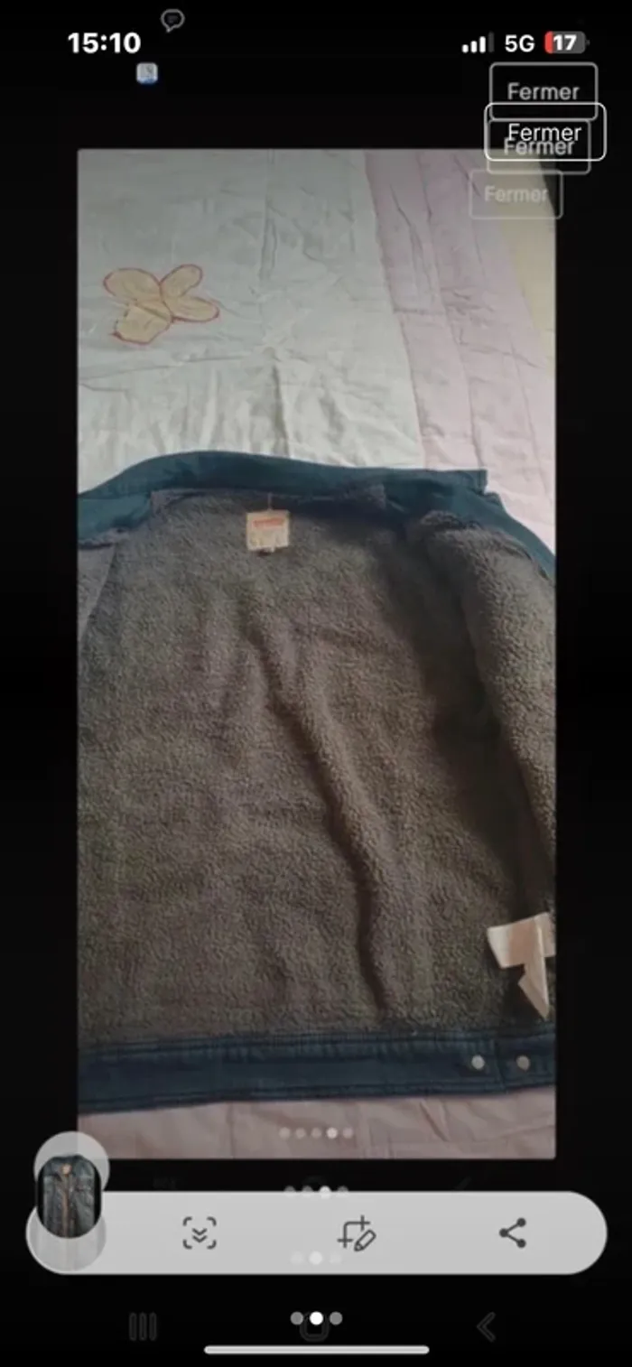 Veste en jean Lévis 14 ans - photo numéro 2