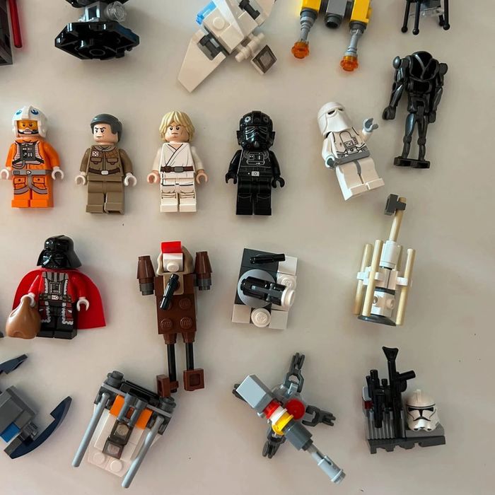 Lot figurines lego minifigures calendrier de l'avent star wars noël - photo numéro 4
