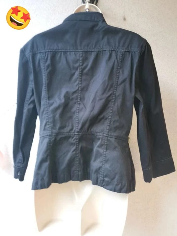 Veste Noire Camaïeu taille 38 - photo numéro 3