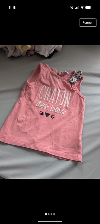 Lot t shirt bébé fille 