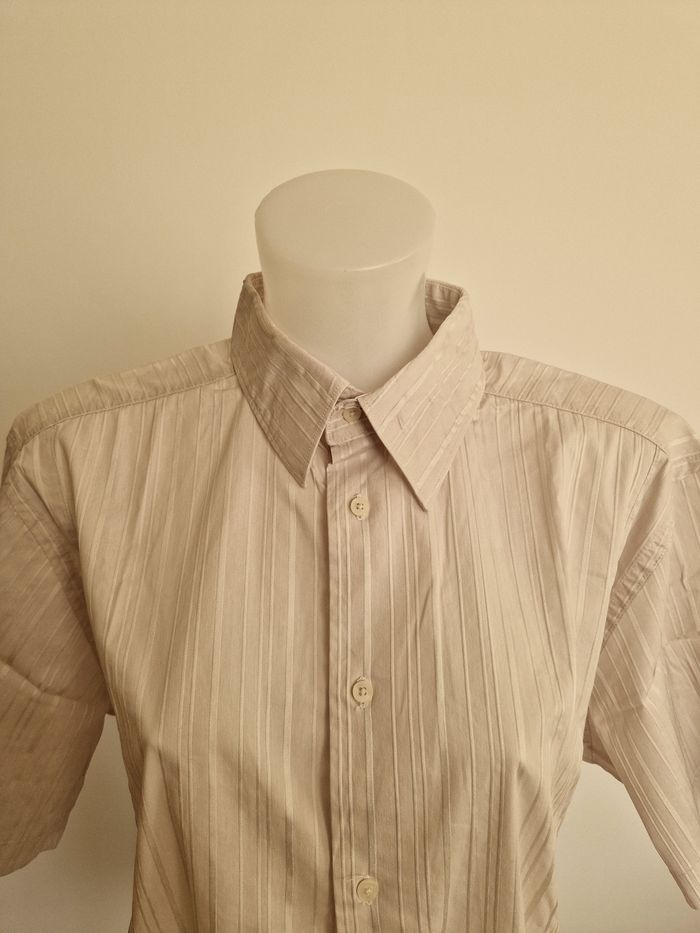 Chemise homme gris clair rayé blanc, Armand Thiery - photo numéro 2