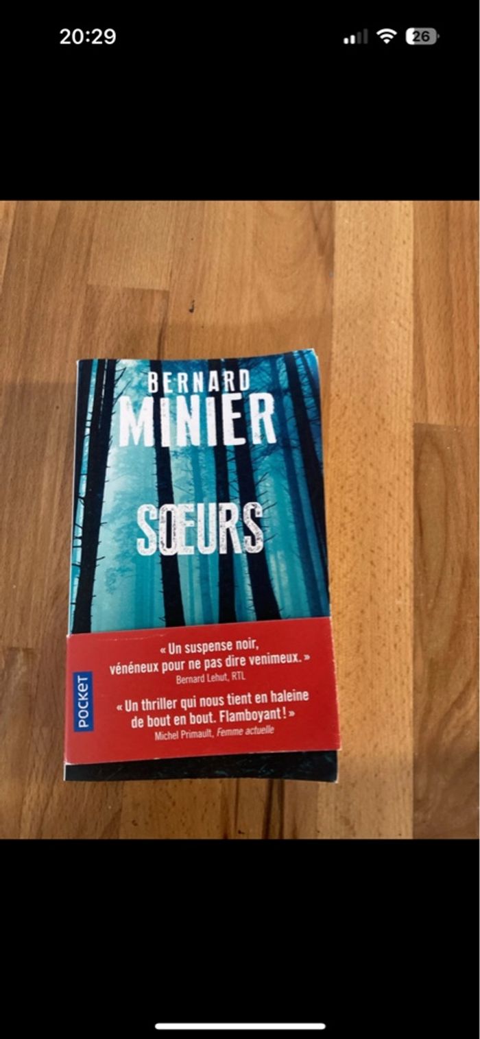 Livre Sœurs de Bernard Minier