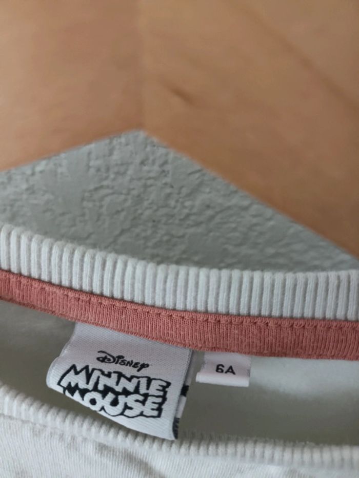 Joli sweat intérieur molletonné Disney Minnie 6 ans - photo numéro 2