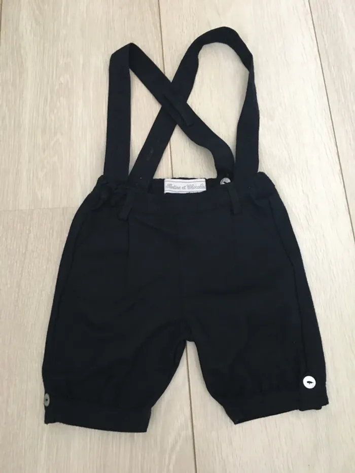 Ensemble salopette t-shirt tartine et chocolat 6 mois - photo numéro 7