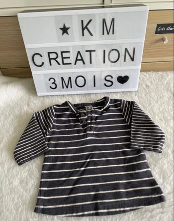 T-shirt 3 mois tape à l’œil 