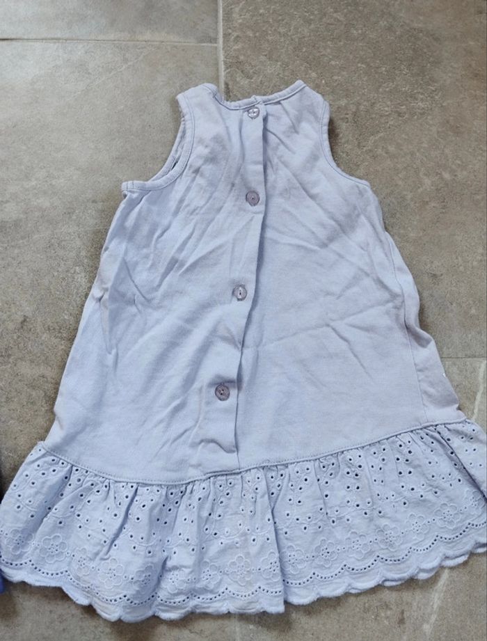 Lot 2 robes violettes 18 mois fille - photo numéro 6