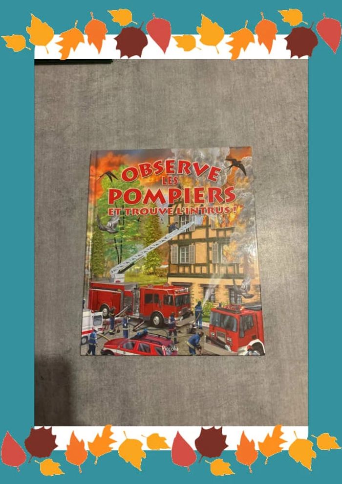 Livre observe les pompiers et trouve l’intrus
