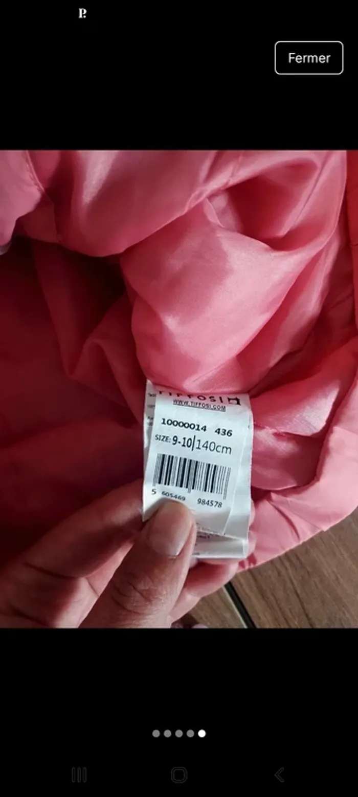 Blouson tiffosi 9/10ans - photo numéro 5