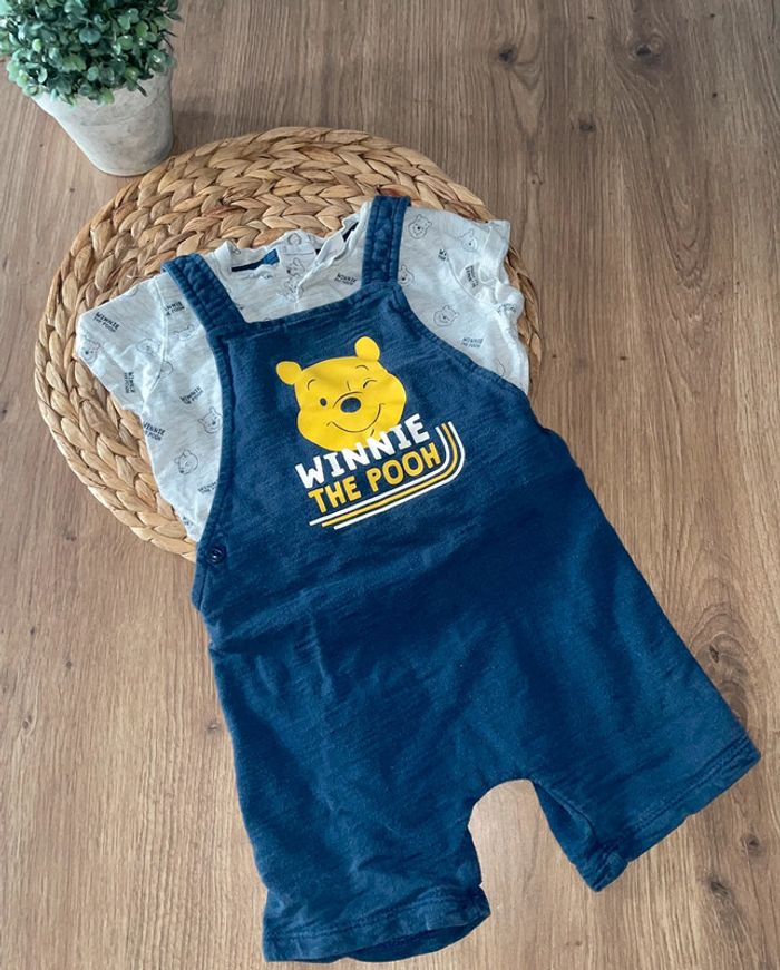 Ensemble t shirt et salopette short Winnie