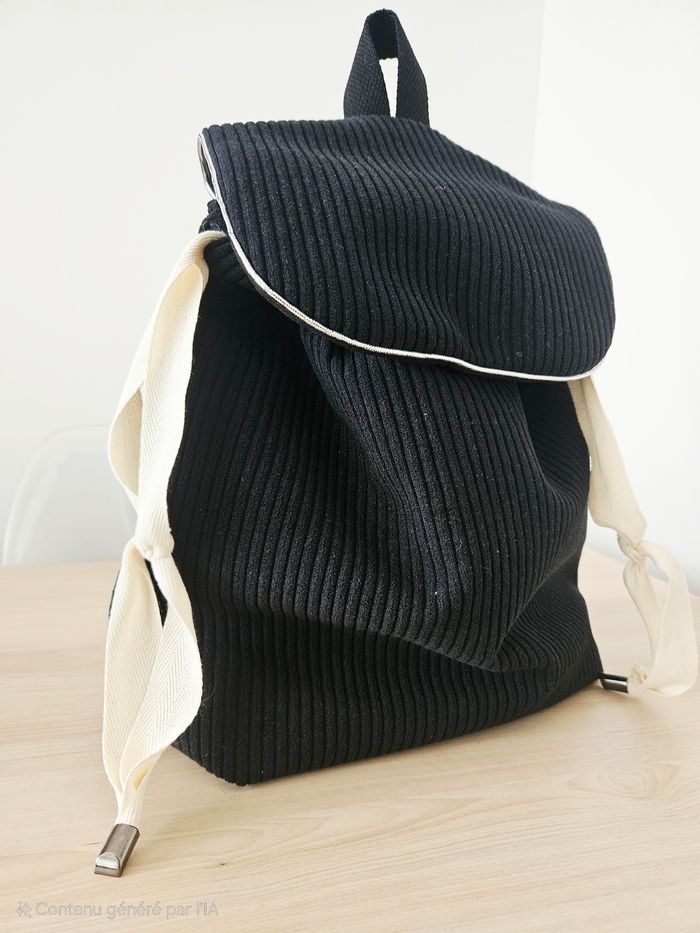 Sac à dos enfant velours côtelé