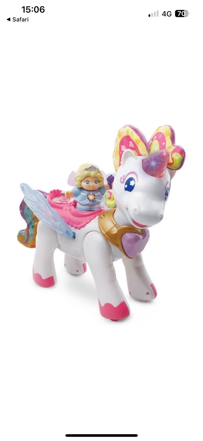 Licorne Vtech azalée
