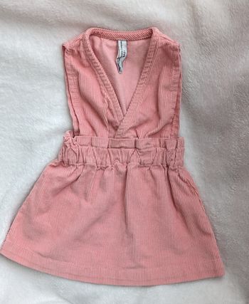 Rose velours rose 6 mois