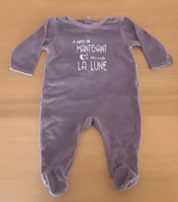 Pyjama grenouillère - 6 mois
