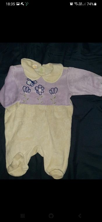 Pyjama bébé fille 1 mois (c3)
