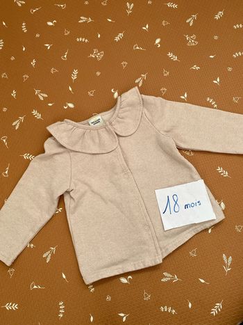 Gilet pailleté 18 mois