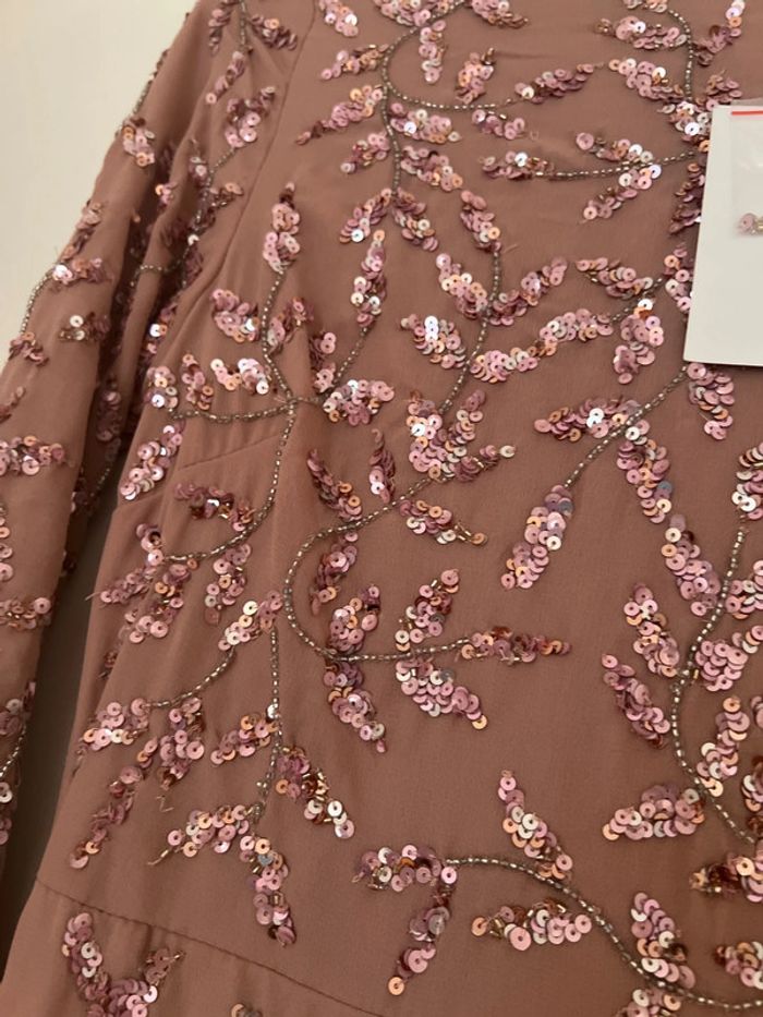 Robe longue sequins Neuve Asos taille 34 - photo numéro 4