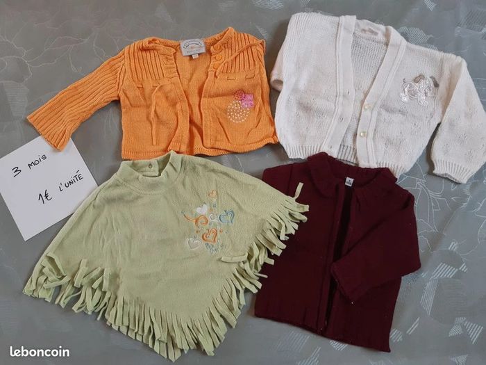 Lot complet de vêtements bébé (fille) 0-12 mois - photo numéro 8