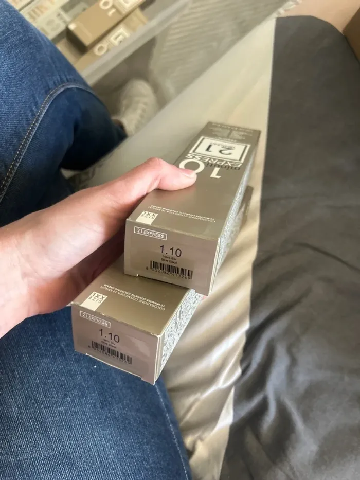 Lot de 2 tubes coloration professionnel