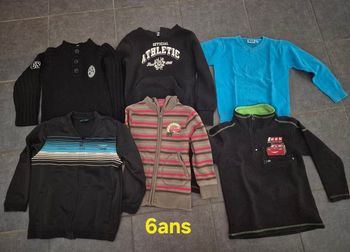 Lot de pulls / vestes 6ans