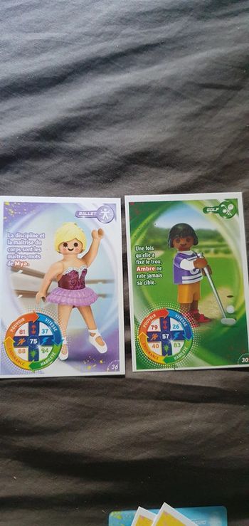 Cartes Playmobil le monde du sport Carrefour